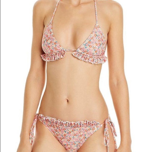 Faithful the brand “le Fleur bikini mathiola floral print”bikini SET nwt… - Picture 3 of 8